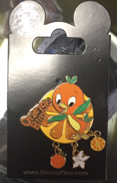 Orange Bird Dangle Pin 2016