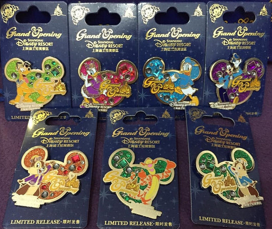 Shanghai Disney Resort Opening Day Pins