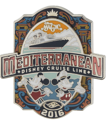 Disney Cruise Line Mediterranean 2016 Pin