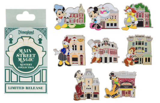 Disneyland Main Street Magic Pin Collection