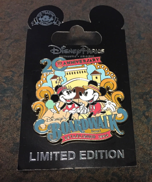 Disney's Boardwalk Resort 20th Anniversary Pin