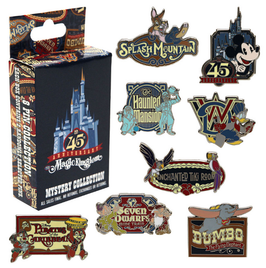 Magic Kingdom 45th Anniversary Pin Collection