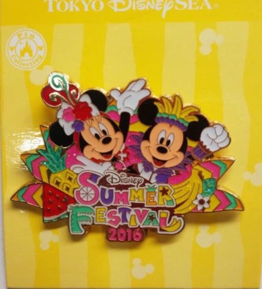 Summer Festival 2016 Pin - Tokyo DisneySea