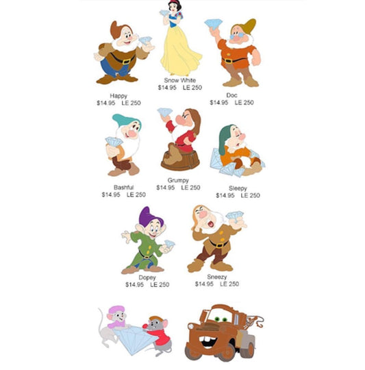 WDI Diamond Character Pins July 2016