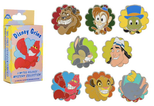 Disney Grins Mystery Pin Set