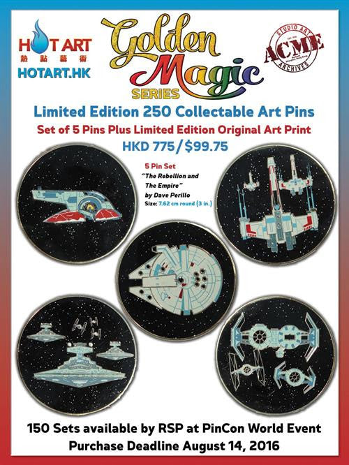 LE 250 ACME The Rebellion and The Empire Pins