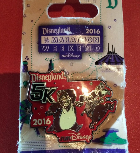 runDisney Disneyland 2016 5k Pin