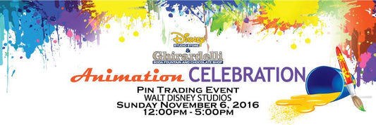Animation Celebration Pin Trading Event