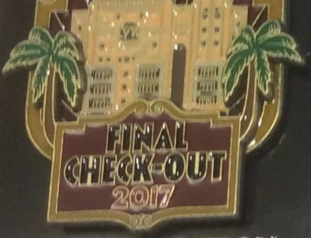 Surprise Final Check-Out Tower of Terror Pins