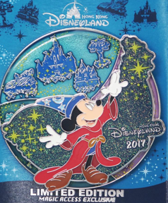 Hong Kong Disneyland Sorcerer Mickey Pin