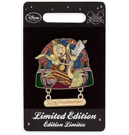 25th Anniversary Beauty and the Beast Pin - Europe