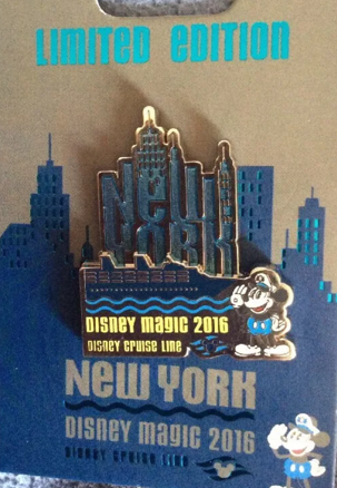 Disney Cruise Line New York 2016 Pin