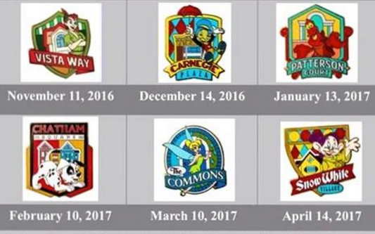 Disney College Program Housing Pin Series