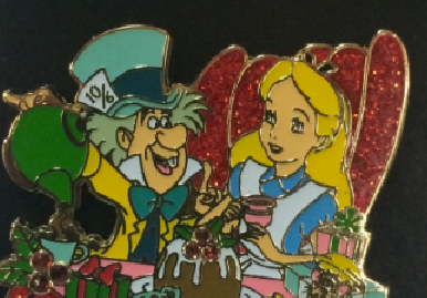 Cast Member Alice in Wonderland Holiday 2016 Pin