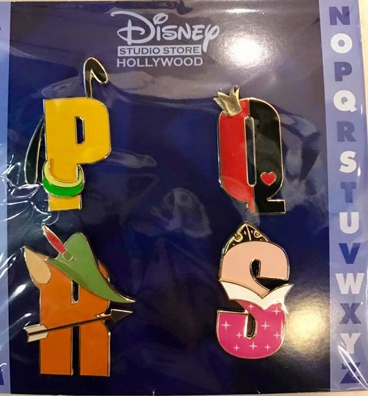 Alphabet Series #5 Disney Pins
