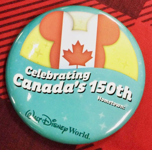 Canada's 150th Birthday Button