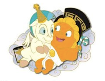 Hercules & Pegasus New Year Pin