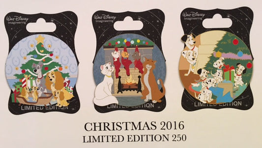 Mickey's of Glendale Christmas 2016 Pins