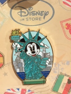 Minnie Statue of Liberty Pin