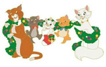 Surprise Aristocats Holiday Pin