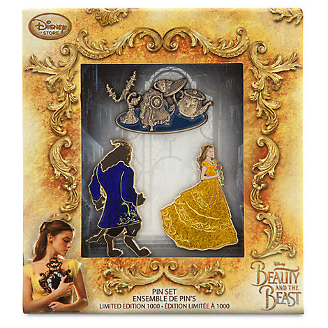 Beauty and the Beast Pin Set - Disney Store