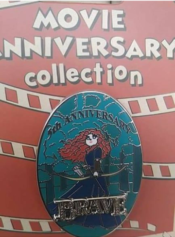 Cast Member Movie Anniversary Brave Pin