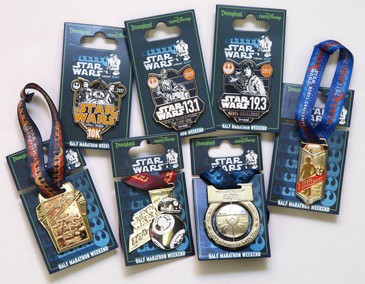 Disneyland Star Wars Marathon 2017 Pins