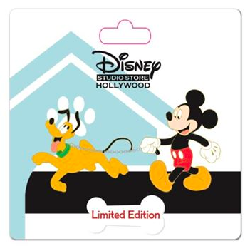 Mickey Walking Pluto Disney Pin
