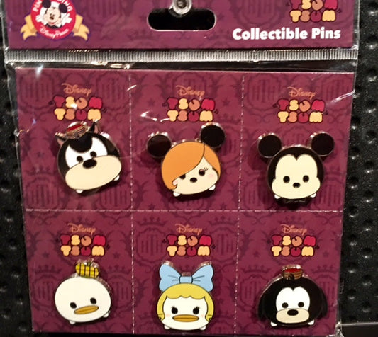 Tsum Tsum Hollywood Tower Hotel Pin Set