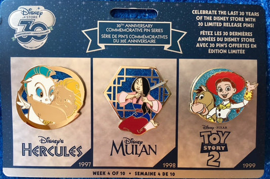 Disney Store 30th Anniversary Pins - Week 4