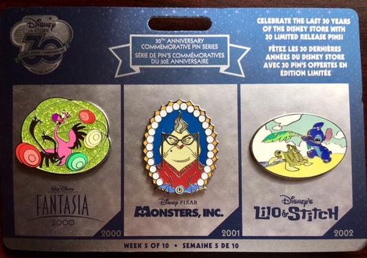 Disney Store 30th Anniversary Pins Week 5