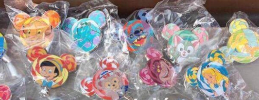 Hong Kong Disneyland Lollipop Mystery Pins