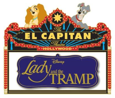 Lady and the Tramp Marquee Pin 2017