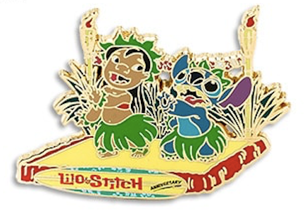 Lilo & Stitch 15th Anniversary Pin