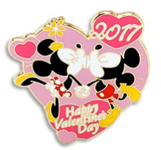 Valentine's Day 2017 Pin - UK Disney Store