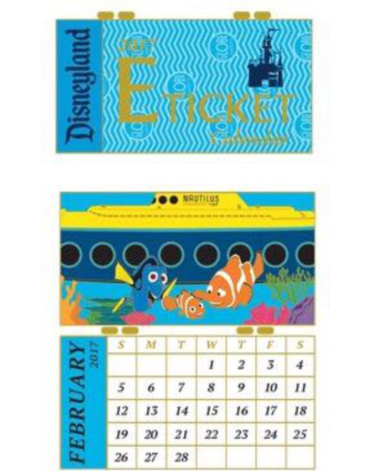 WDI 2017 Calendar Pin – Finding Nemo Submarine Voyage