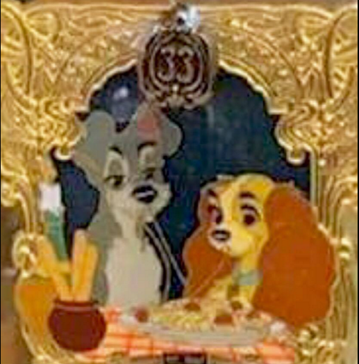 Club 33 Lady and the Tramp Pin