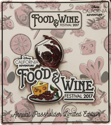 DCA Food & Wine Festival 2017 AP Pin