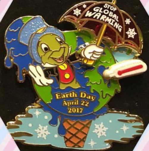 Hong Kong Disneyland Earth Day 2017 Pin