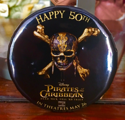 Pirates of the Caribbean 50th Button