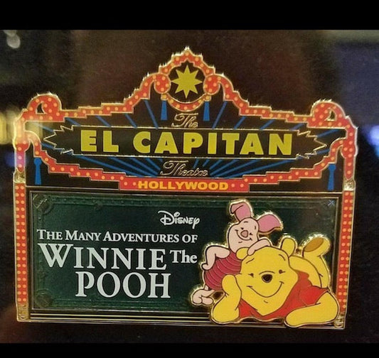 The Many Adventures of Winnie The Pooh Marquee Pin