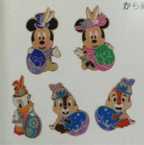Tokyo DisneySea Easter Game Pins 2017