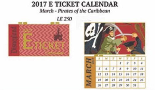 WDI 2017 E Ticket March Calendar Pin