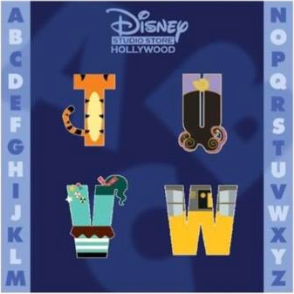 Alphabet Series #6 Disney Pins