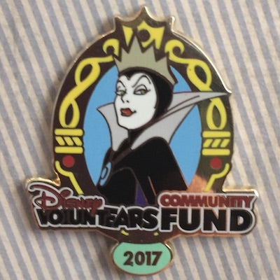 Disney VoluntEARS Community Fund 2017 Pin - Evil Queen