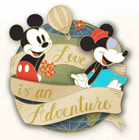 Love is an Adventure Logo Pin