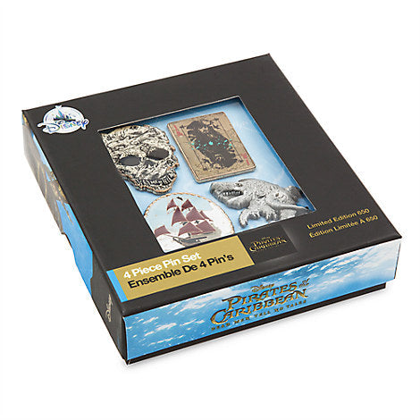 Pirates of the Caribbean Dead Men Tell No Tales Pin Set