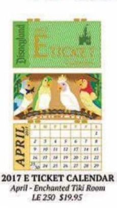 WDI 2017 Calendar Pin – Enchanted Tiki Room