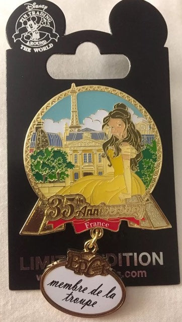 Cast Member 35th Anniversary France Pin – Epcot