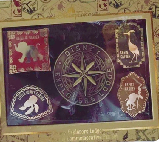 Disney Explorers Lodge Grand Opening Pin Set